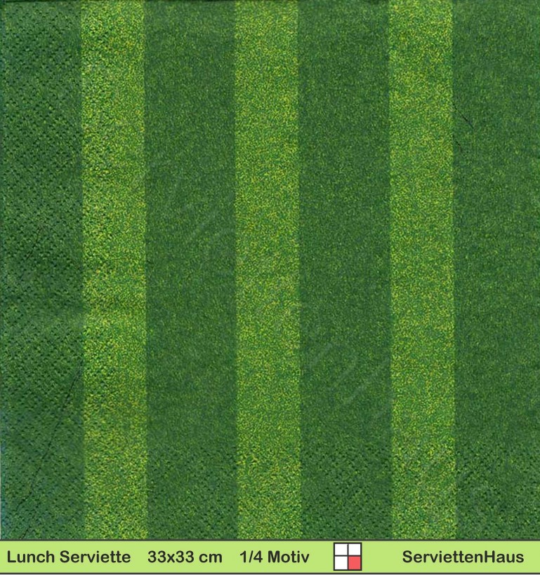 Fußball I Love Gras - 1 Lunch Serviette